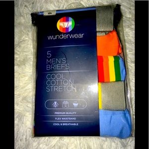 XXL Wunderwear 5Pack Men’s Briefs Soft Multicolor